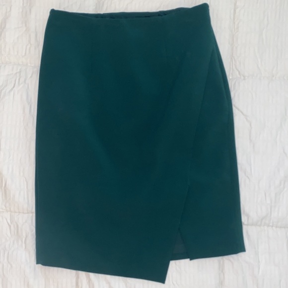 White House Black Market -business skirt - emerald - Picture 3 of 5